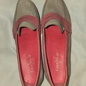 Cole hann womans leather loafers size 7.5